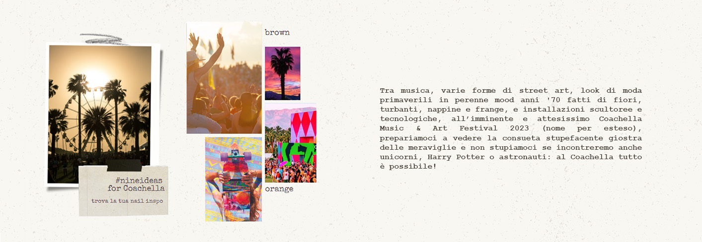 MOODBOARD CON TESTO COACHELLA MOODBOARD CON TESTO COACHELLA